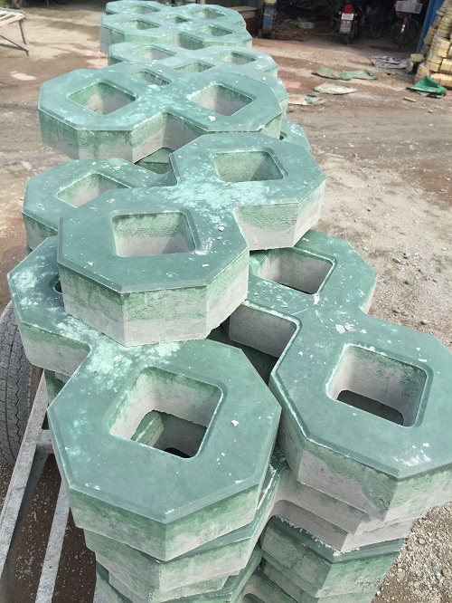 水泥彩磚圖片，混凝土水泥彩磚圖片